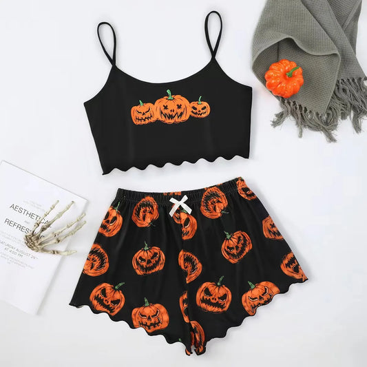 Sexy Nightwear Women Halloween Pajamas for Women for Summer Short Sleeve Pajamas Set Woman Pyjamas Set Women's Underwear Night