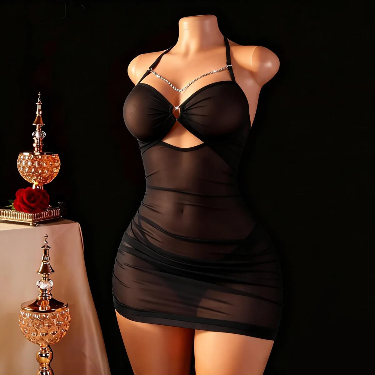 Sexy Lingerie Women Sleepwear Sexy Pajamas Lace Dress Mujer Pornos Costumes Exotic Apparel Female Underwear Sex Clothes Nightgow